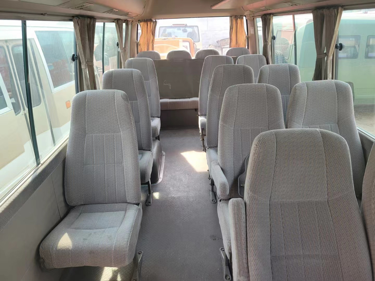 Микроавтобус, Пассажирский фургон TOYOTA Coaster city bus passenger van coach: фото 5