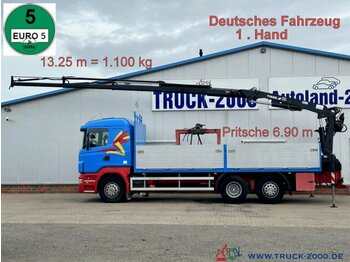 Scania R400 Atlas Tirre 191L 9m=1,7t. 7m Ladefl. 1.Hand - грузовик бортовой/ платформа