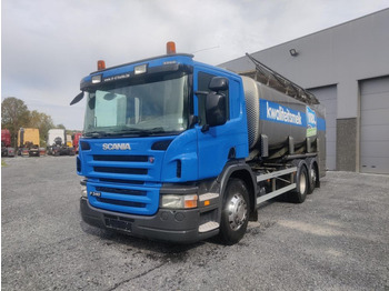 Scania P340 citerne en inox 17000 L - 2 compartiments - Грузовик-цистерна