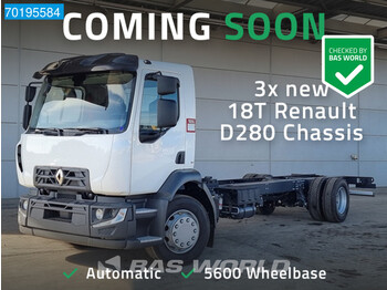 Renault D 280 4X2 NEW! 18Tons chassis ACC EUR6 - грузовик-шасси