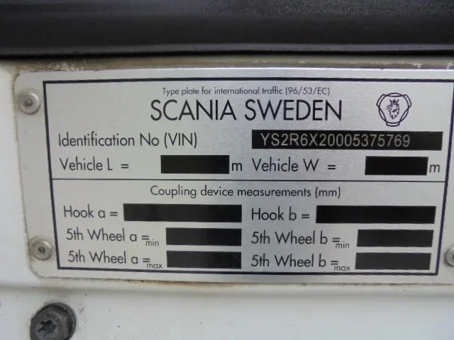 Грузовик-шасси Scania R450 6X2 CHASSIS CABINE: фото 15