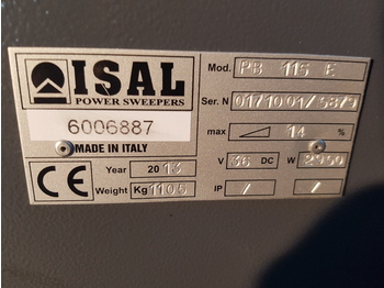 Подметально-уборочная машина ISAL PB 115 neue Batterie: фото 5