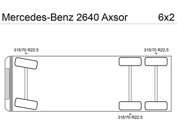 Мусоровоз Mercedes-Benz 2640 Axsor: фото 2