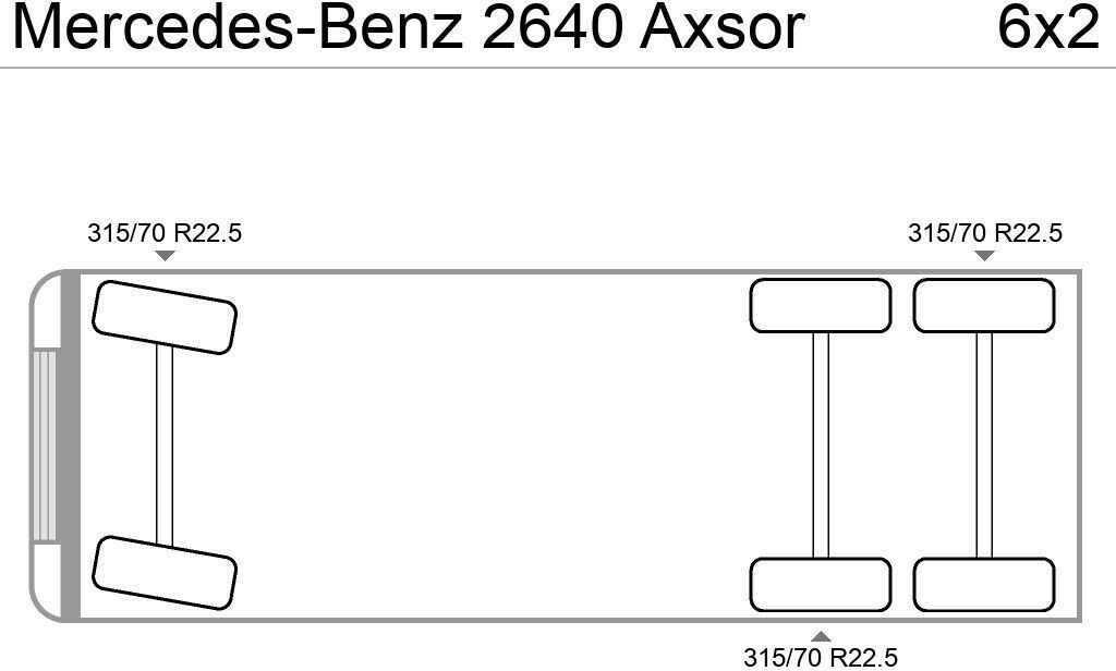 Мусоровоз Mercedes-Benz 2640 Axsor: фото 2