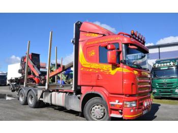 Scania R500 6X4 Parabel/Parabel - Лесной прицеп