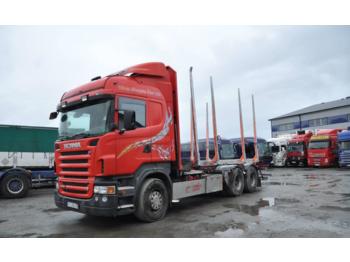 Scania R580 6X4  - Лесной прицеп