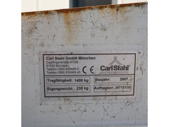 Навесное оборудование для Погрузочно-разгрузочной техники Carl Stahl Battery change hook: фото 4