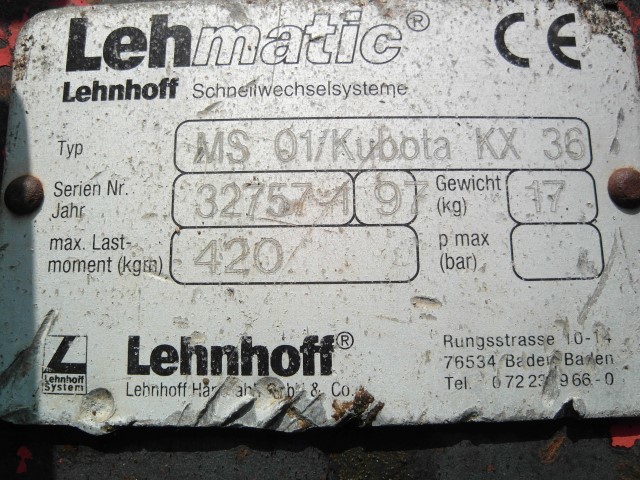 Сцепное устройство Lehnhoff MS 01: фото 5