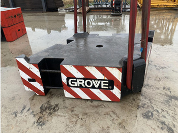 Grove Grove GMK 6400 counterweight 10 ton - Противовес