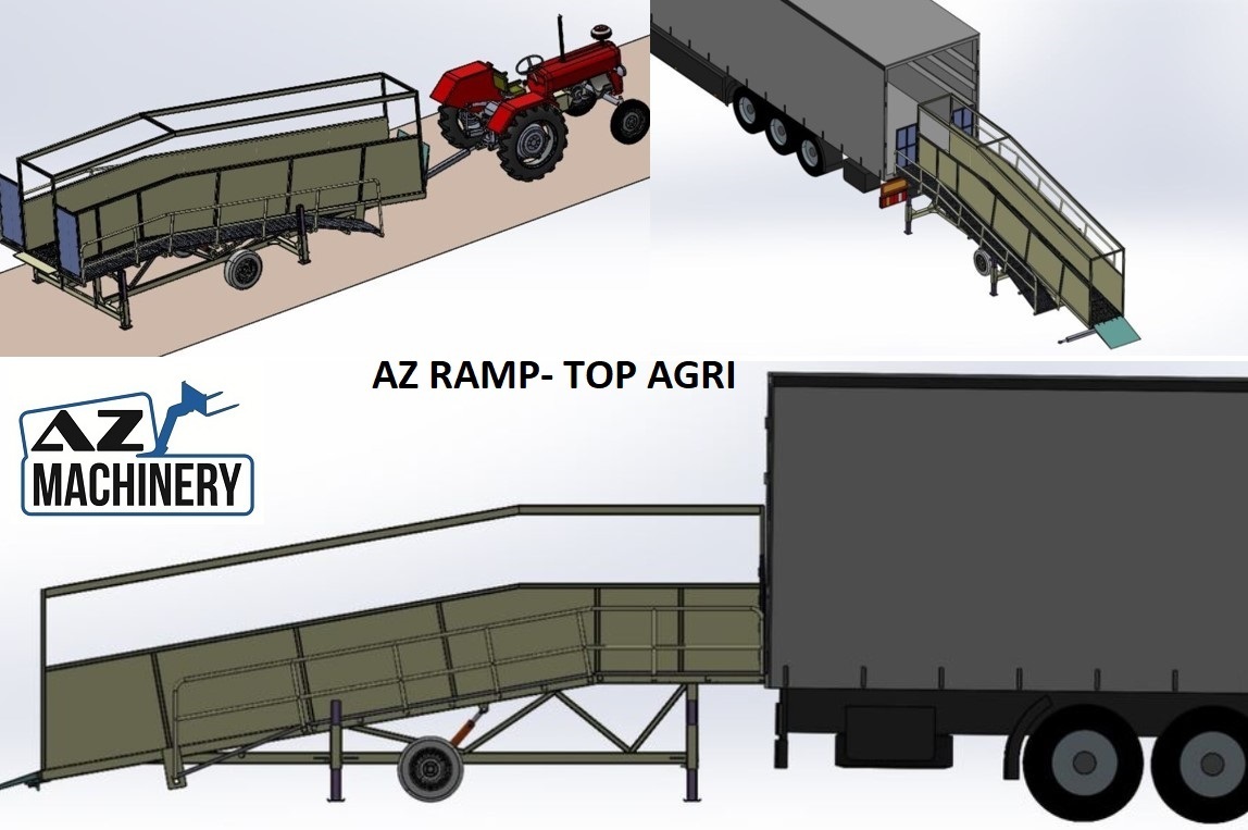 Погрузочная рампа AZ RAMP TOP AGRI mobile loading ramp: фото 7