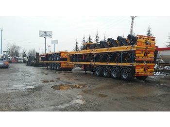 Новый Полуприцеп-контейнеровоз/ Сменный кузов для транспортировки сыпучих материалов ALTINORDU 3 and 4 axle FLAT BED SEMI TRAILER: фото 1