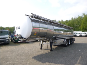 Полуприцеп-цистерна для транспортировки пищевых продуктов Burg Food tank inox 30.5 m3 / 3 comp + pump: фото 1