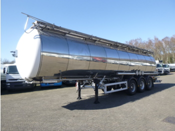 Полуприцеп-цистерна для транспортировки химикатов Feldbinder Chemical tank inox 37.5 m3 / 1 comp / ADR 08-2020: фото 1