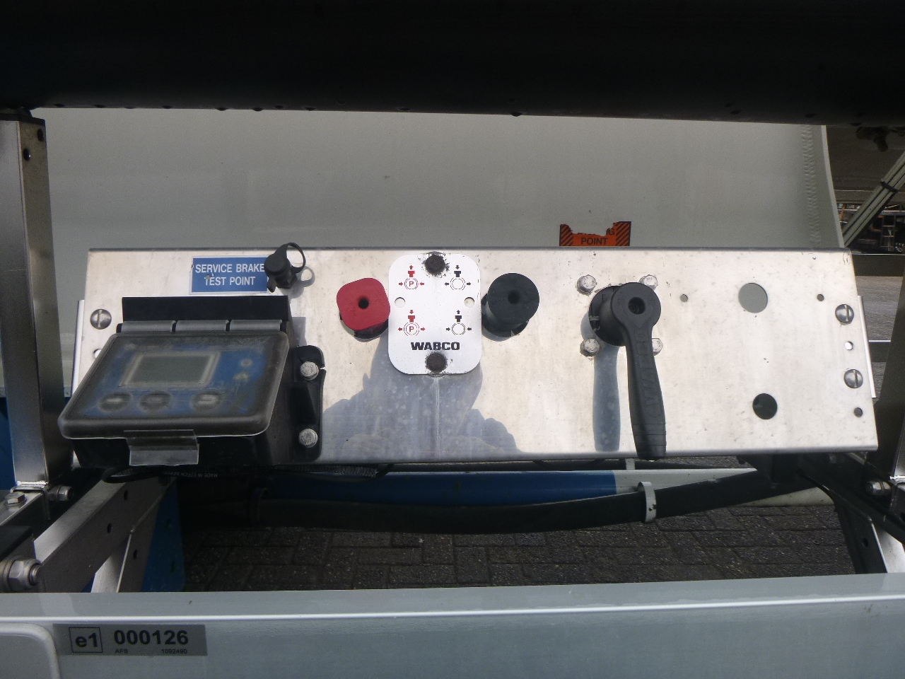 Полуприцеп-цистерна для транспортировки муки Feldbinder Powder tank alu 36 m3 / 1 comp: фото 13