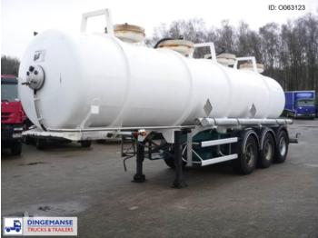 Полуприцеп-цистерна для транспортировки химикатов Guhur / Maisonneuve Chemical ACID tank inox/polyester 22.4 m3 / 2 comp: фото 1