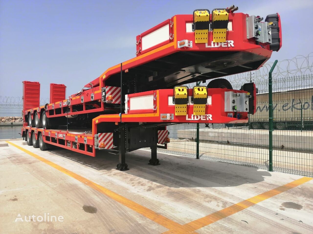 LIDER 2024  READY IN STOCK 50 TONS CAPACITY LOWBED в лизинг LIDER 2024  READY IN STOCK 50 TONS CAPACITY LOWBED: фото 11