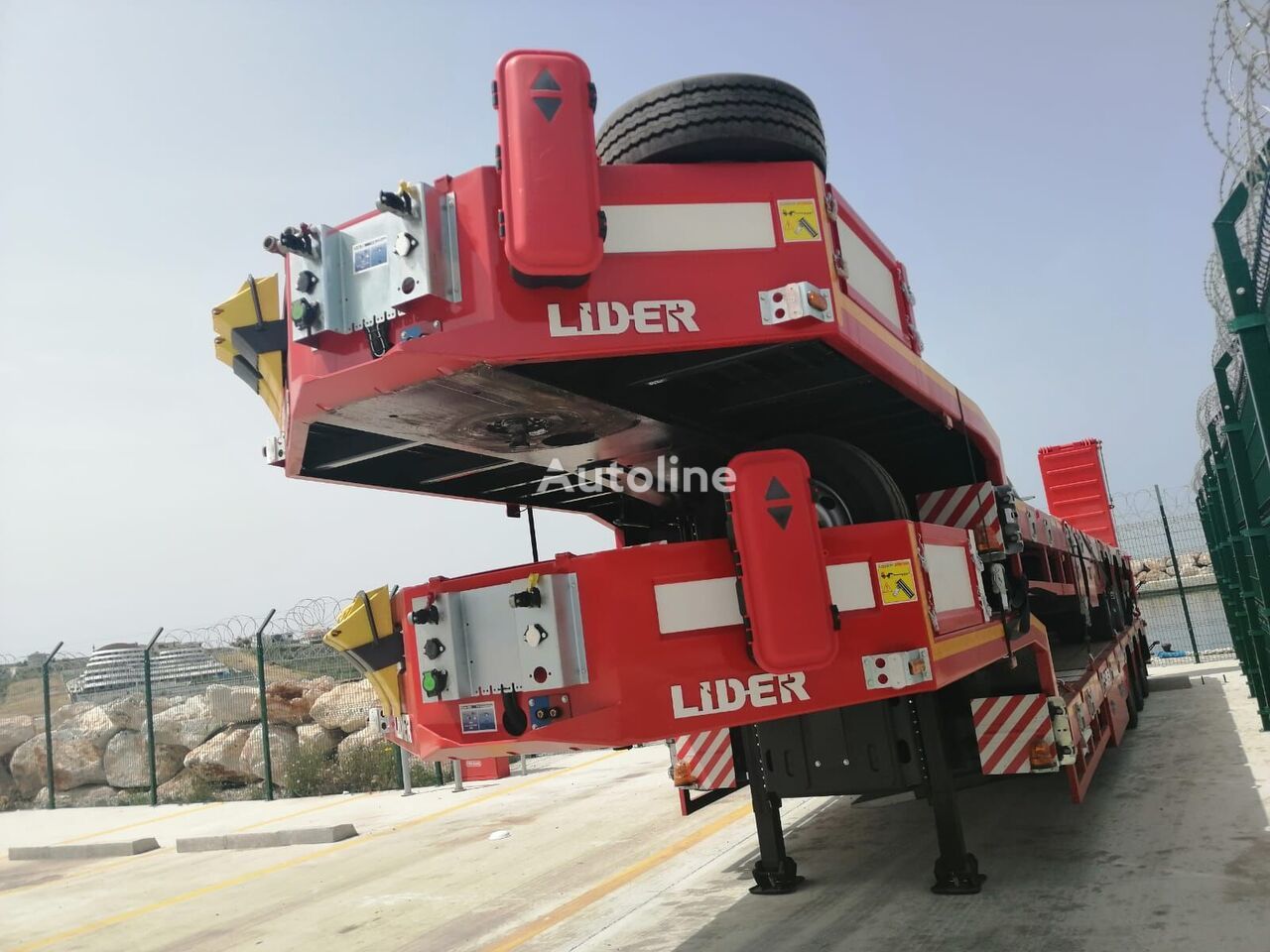LIDER 2024  READY IN STOCK 50 TONS CAPACITY LOWBED в лизинг LIDER 2024  READY IN STOCK 50 TONS CAPACITY LOWBED: фото 9