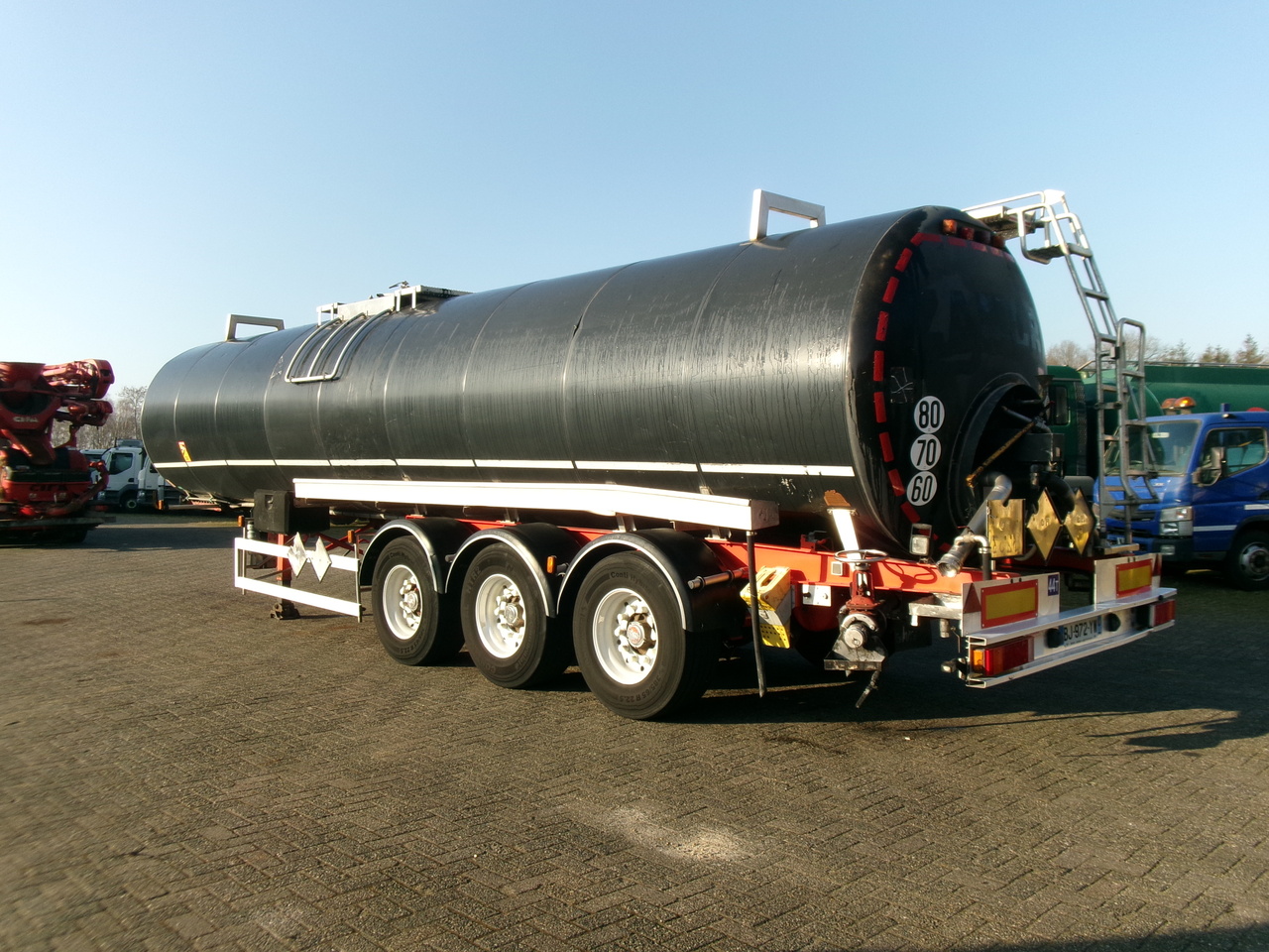 Полуприцеп-цистерна для транспортировки битума Magyar Bitumen tank inox 31 m3 / 1 comp + ADR: фото 3