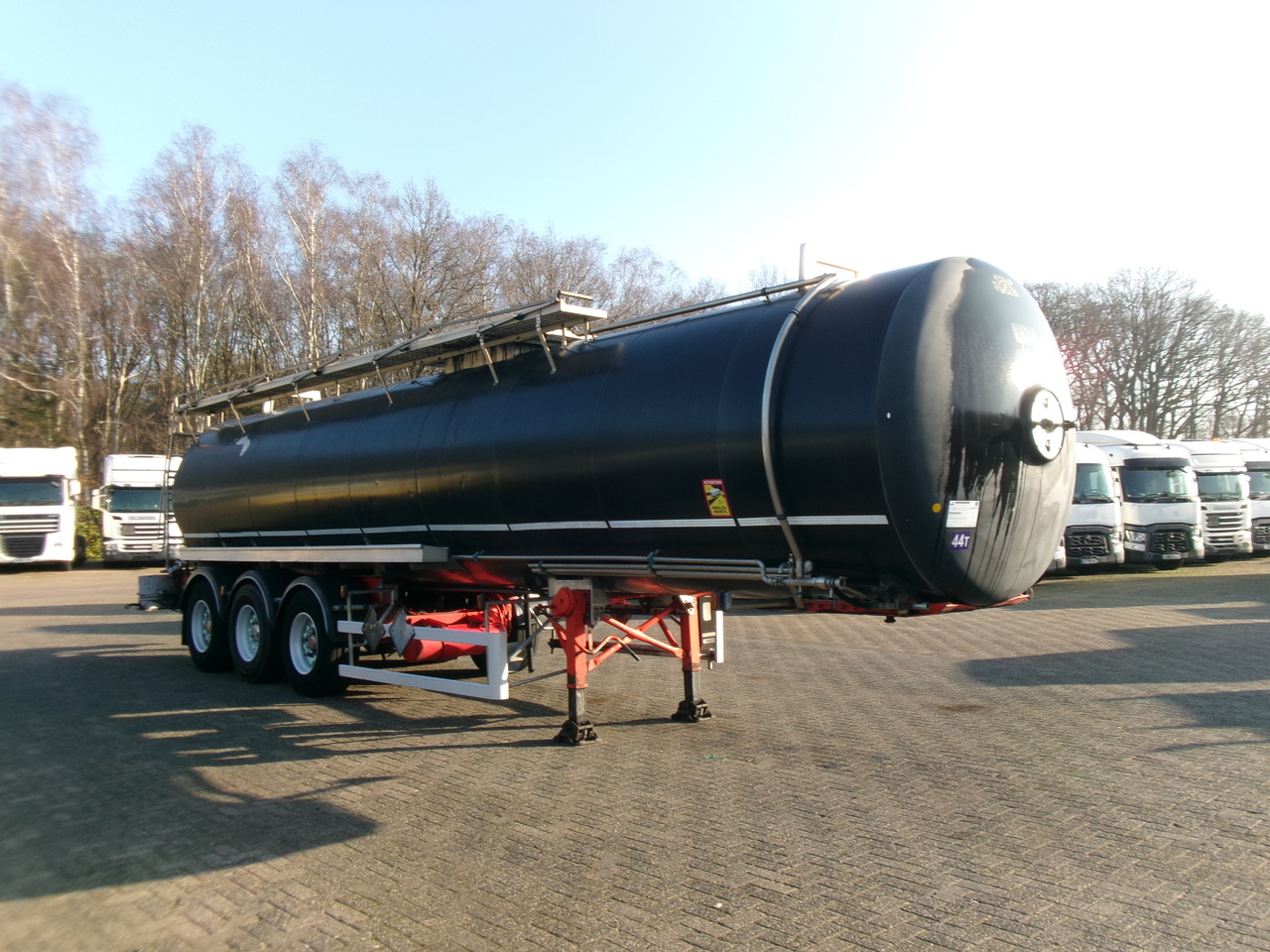 Полуприцеп-цистерна для транспортировки битума Magyar Bitumen tank inox 31 m3 / 1 comp + ADR: фото 2