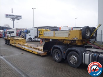 Broshuis 3ABD-48 Steering, Detachable gooseneck, Extendable! - Низкорамный полуприцеп