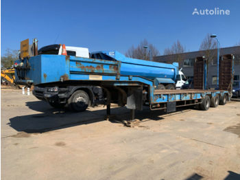  REMORQUE POUR TRANSPORT ENGINS TP - LOUAULT - 2000 - Низкорамный полуприцеп