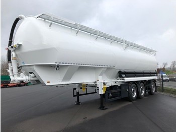 HEITLING 51 m3, 7 compartments animal food silo trailer - Полуприцеп-цистерна