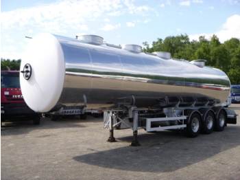Magyar Food tank inox 29 m3 / 4 comp - Полуприцеп-цистерна