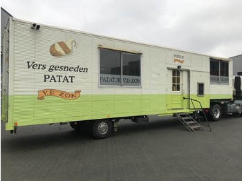 Netam-Fruehauf Foodtruck / Mobiel Cafetaria -Lunchroom / Food Truck (B/E rijbewijs) inclusief DAF trekker - Полуприцеп-фургон