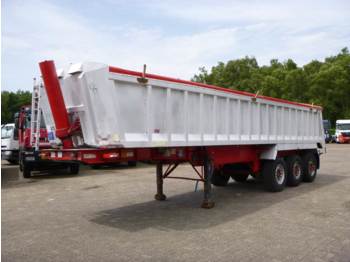 Weightlifter Tipper trailer alu / steel 34.5 m3 + tarpaulin - Самосвальный полуприцеп