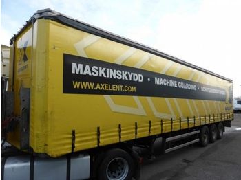 Groenewegen DRO-14-27 Edscha TUV 04/2017 Hardwooden floor Ga  - Тентованный полуприцеп