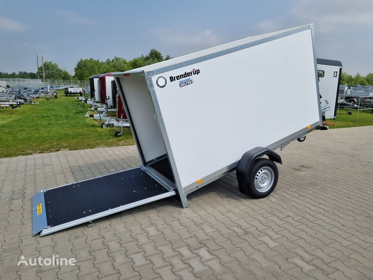 Новый Прицеп-фургон Brenderup Cargo CD260UB kontener fourgon box trailer 750 kg GVW ramp: фото 25