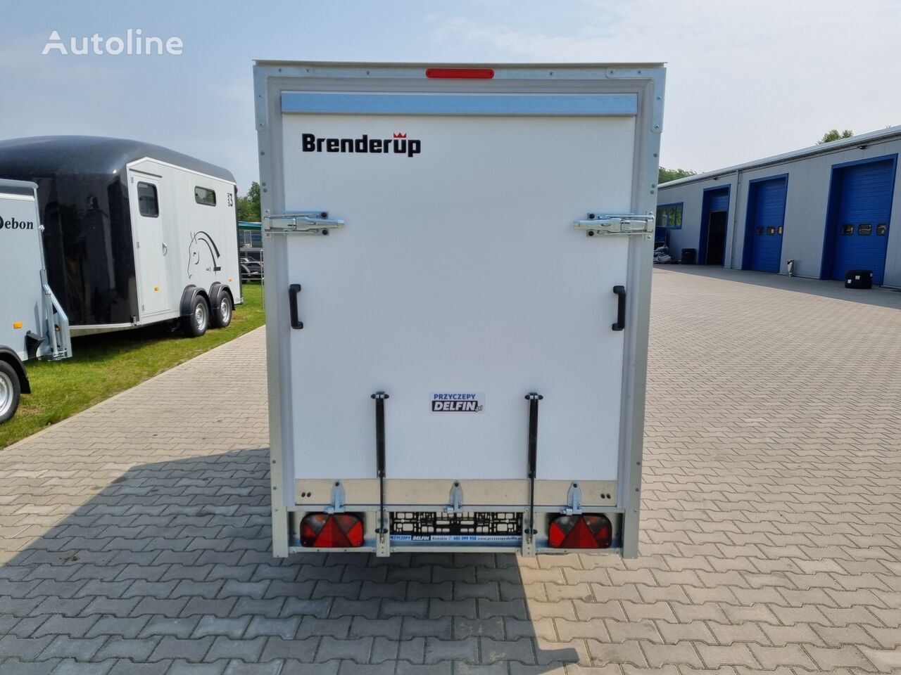 Новый Прицеп-фургон Brenderup Cargo CD260UB kontener fourgon box trailer 750 kg GVW ramp: фото 8