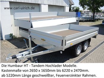 Новый Прицеп для легкового автомобиля Humbaur - HT355221 GR Tandemanhänger 3,5to Hochlader: фото 1