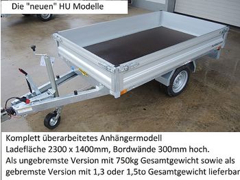 Новый Прицеп для легкового автомобиля Humbaur - HU132314 Hochlader gebremst 1,3to: фото 1