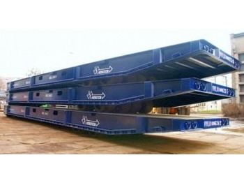 Novatech RT100 - Novatech 100 ton roll-trailer - Прицеп