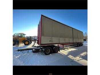 Kilafors 3 axle semi trailer with 2014 Parator SD 18 dolly - Прицеп-фургон