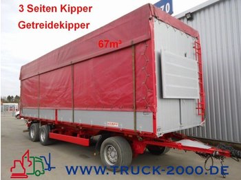 Kempf 3-Seiten Getreidekipper 67m³   9.80m Aufbaulänge - Самосвальный прицеп