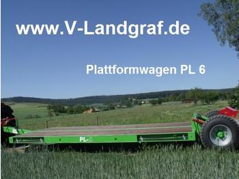 Новый Сельскохозяйственный прицеп-платформа Unia Pl 6: фото 1