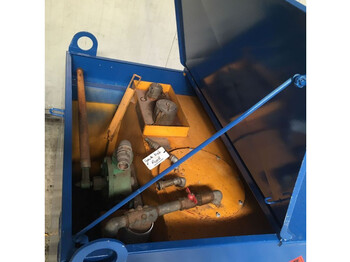 Резервуар для хранения Kiwa IBC Elzinga Machinefabriek 1000 liter IBC Dieseltank met handpomp: фото 3