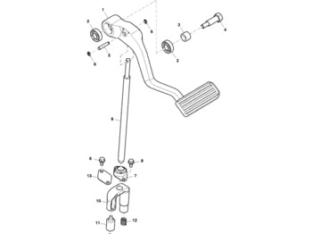 Детали тормозной системы JOHN DEERE