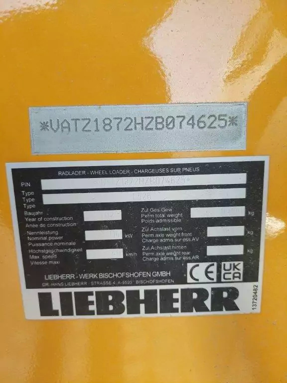 Колёсный погрузчик 2023 Liebherr L 526 Stereo G8.0-D V: фото 16