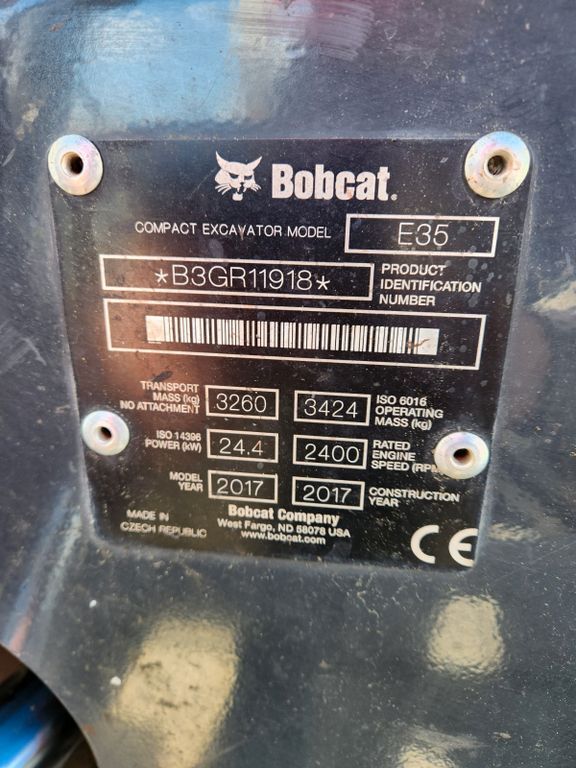 Мини-экскаватор Bobcat E35: фото 14