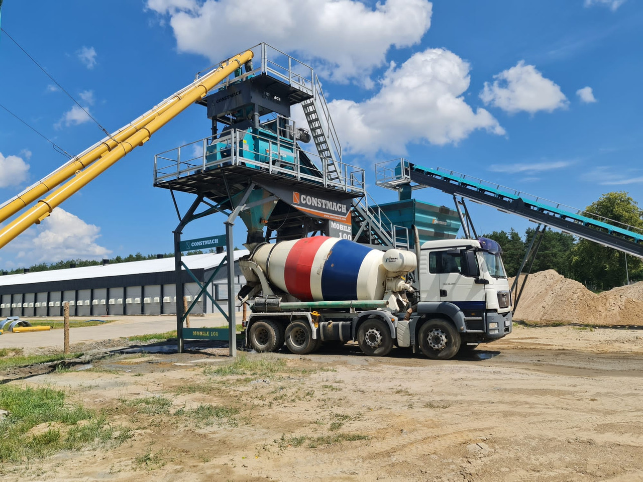 Новый Бетонный завод Constmach 100 m3/h Mobile Concrete Batching Plant: фото 9