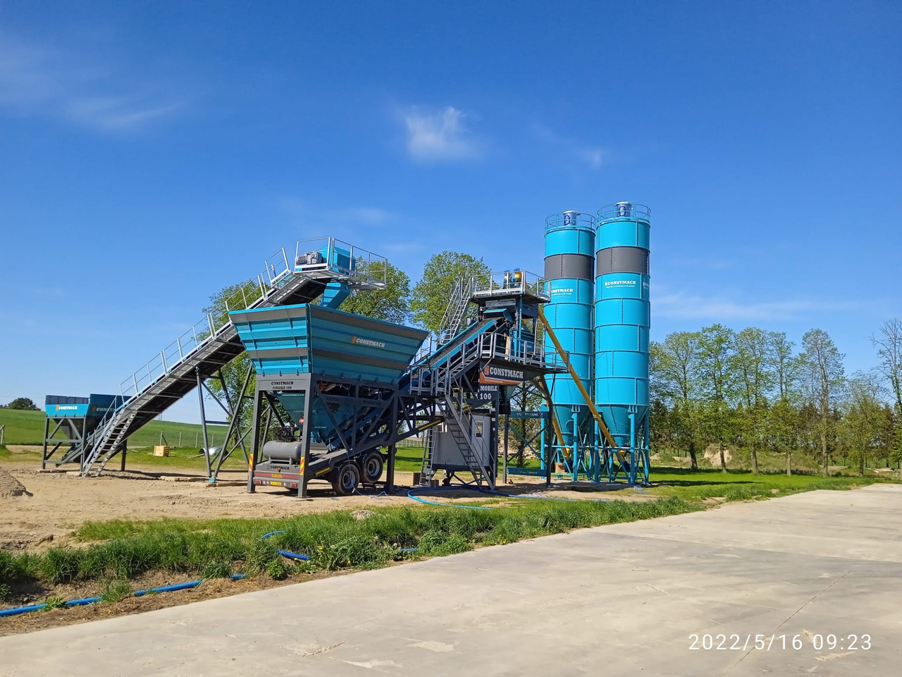 Новый Бетонный завод Constmach 100 m3/h Mobile Concrete Batching Plant: фото 11