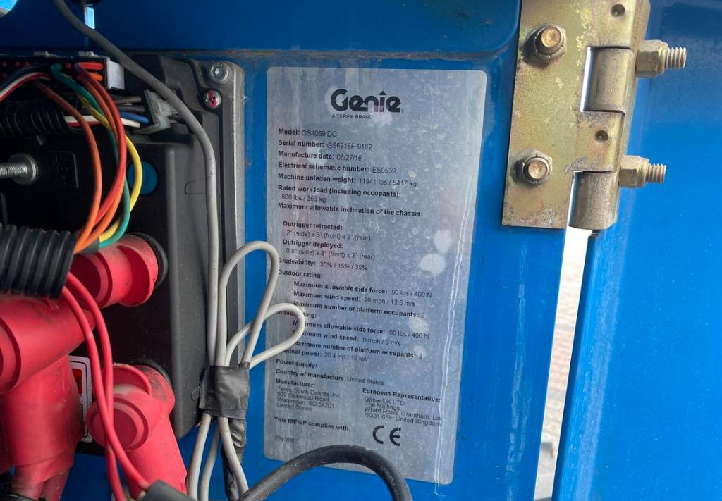 Ножничный подъемник Genie GS-4069DC Electric Scissor Work Lift 1412cm: фото 10