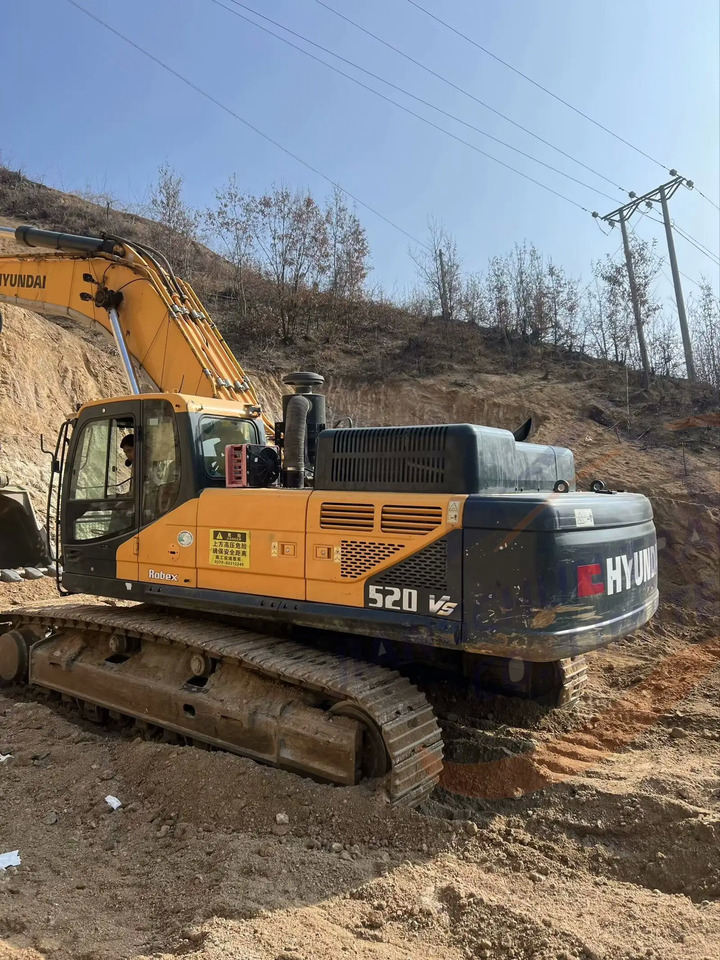 Гусеничный экскаватор Used original korea made excavator R520L-9VS Second Hand Hyundai Crawler excavator with good price for sale: фото 6