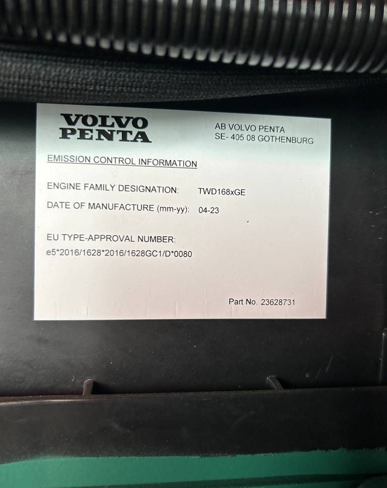 Электрогенератор Volvo TWD1683GE - 740 kVA Stage V Generator - DPX-19040: фото 14