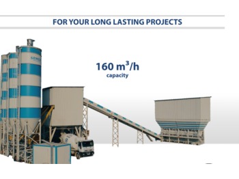 SEMIX Stationary Concrete Batching Plant 160 m³/h - Бетонный завод