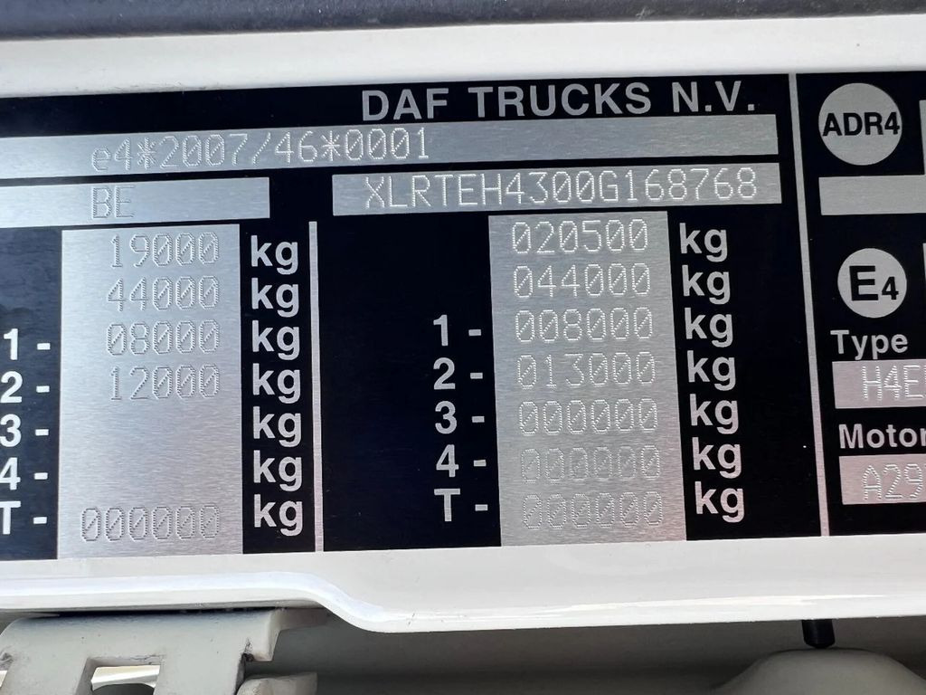 Тягач DAF XF 460 EURO 6 RETARDER: фото 11