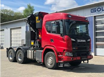Тягач Scania G500 6x4 Euro 6 SZM Kran Palfinger PK42002 G